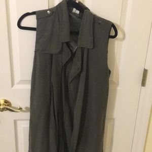 Francesca’s army green vest